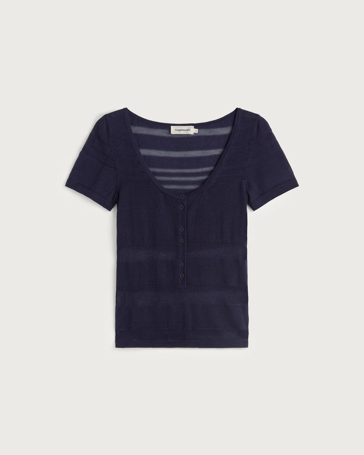 TOP - NAVY ASH