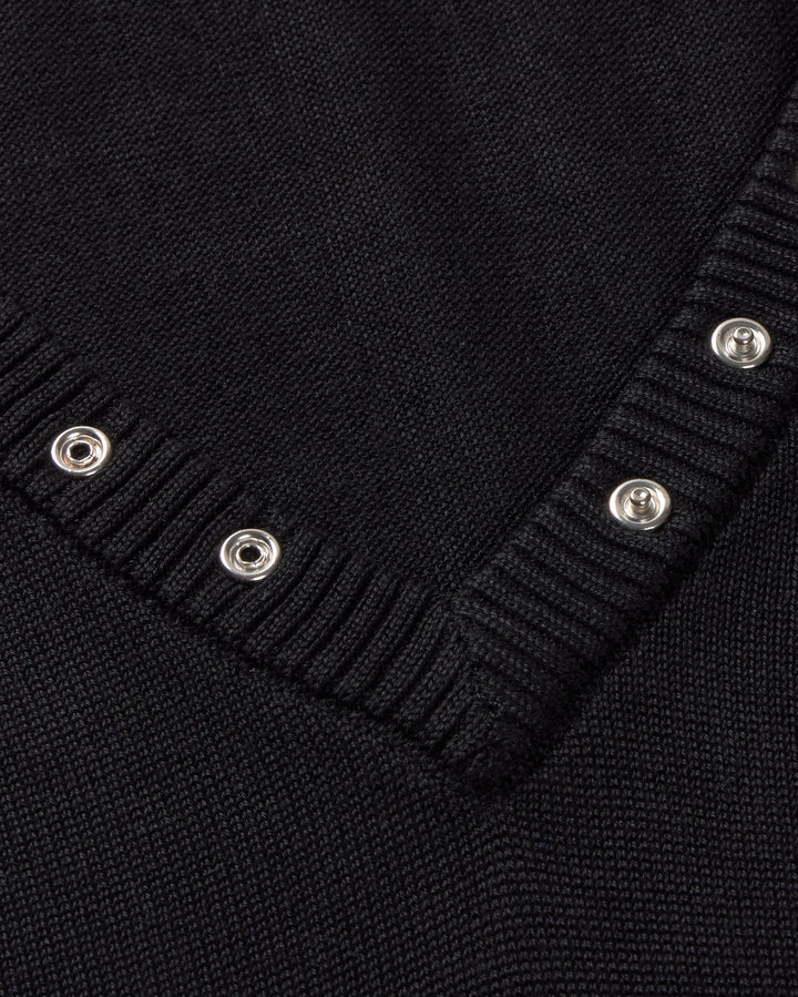 BLACK NICOLE KNITTED SWEATER
