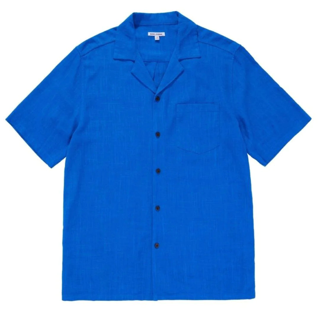 Brighton S/S Woven Shirt - blue