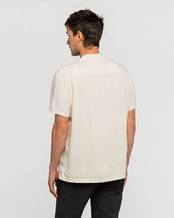 Brighton S/S Woven Shirt - off white