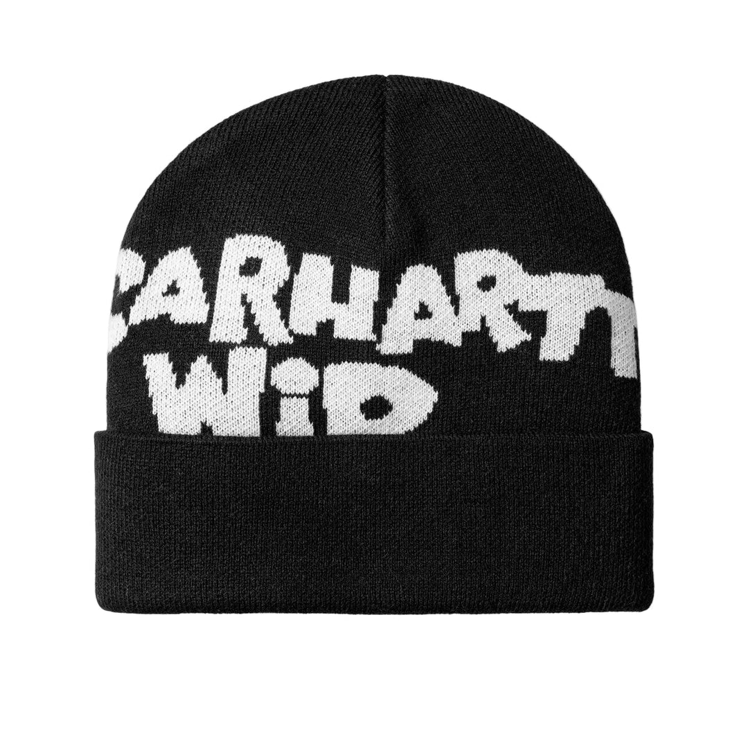 Cut Out Beanie Black / White