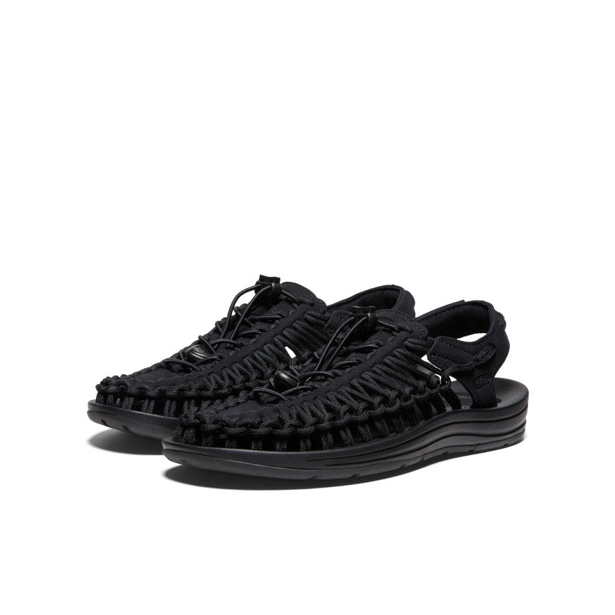 Uneek- black/black -recycled plastic cord upper / rubber outsole