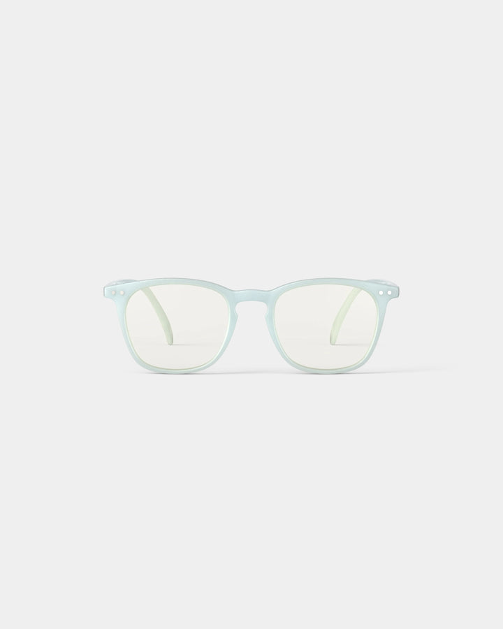 #E Screen Reading Glasses - Misty Blue