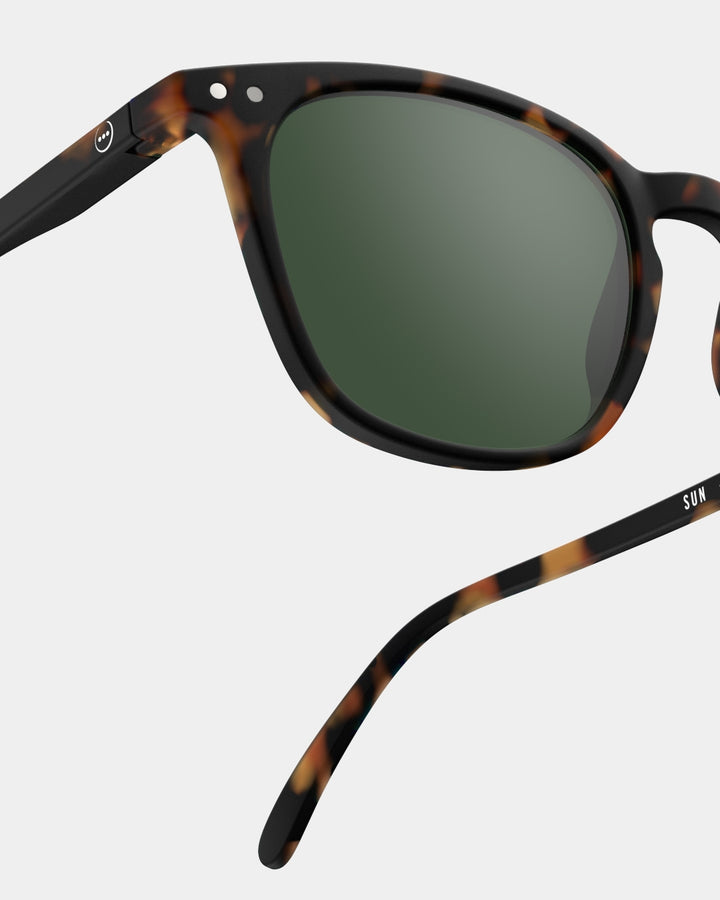 #E Sun Glasses - Tortoise green Lenses
