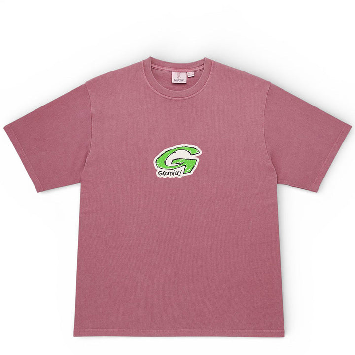 G-SCRIBBLE TEE PIGMENT DYED - RED PIGMENT