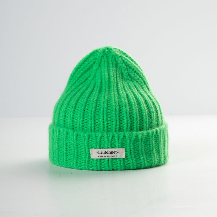 Le Bonnet Logo-Neon Green