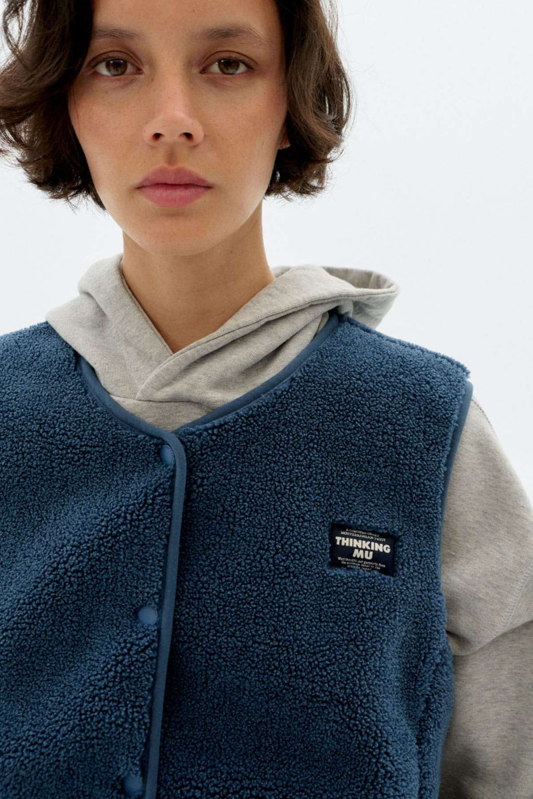 Vest Jay teddy - blue