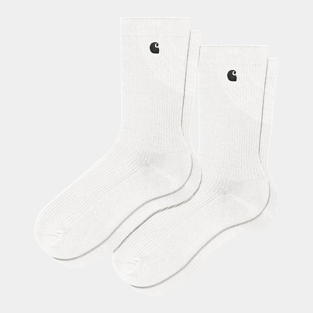 Madison Pack Socks - white
