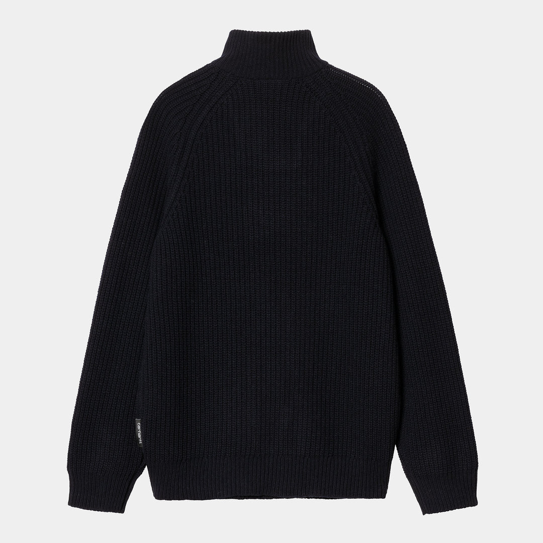 Marlon Half Zip Sweater - dark navy