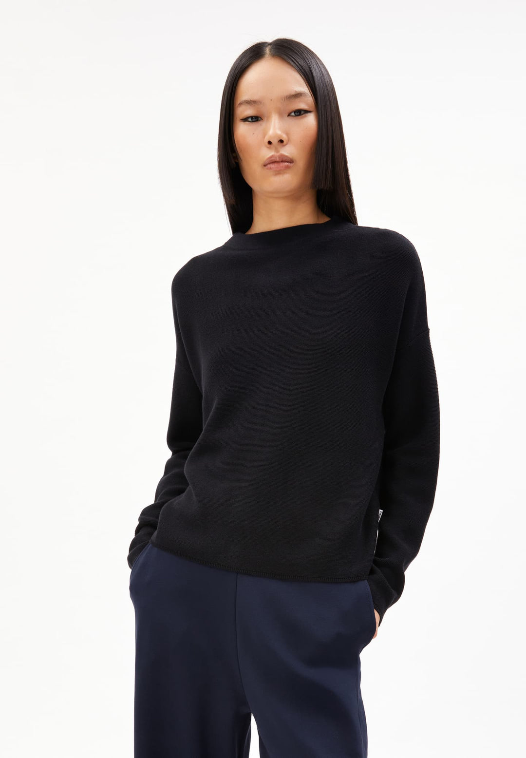 MERINAA LINKS LINKS SWEATER - black