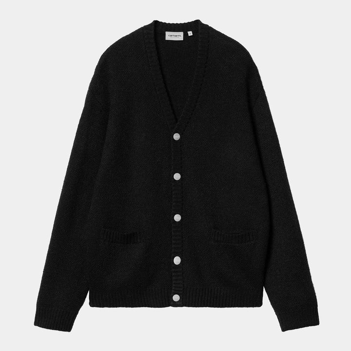 Merton Cardigan   Wool Black