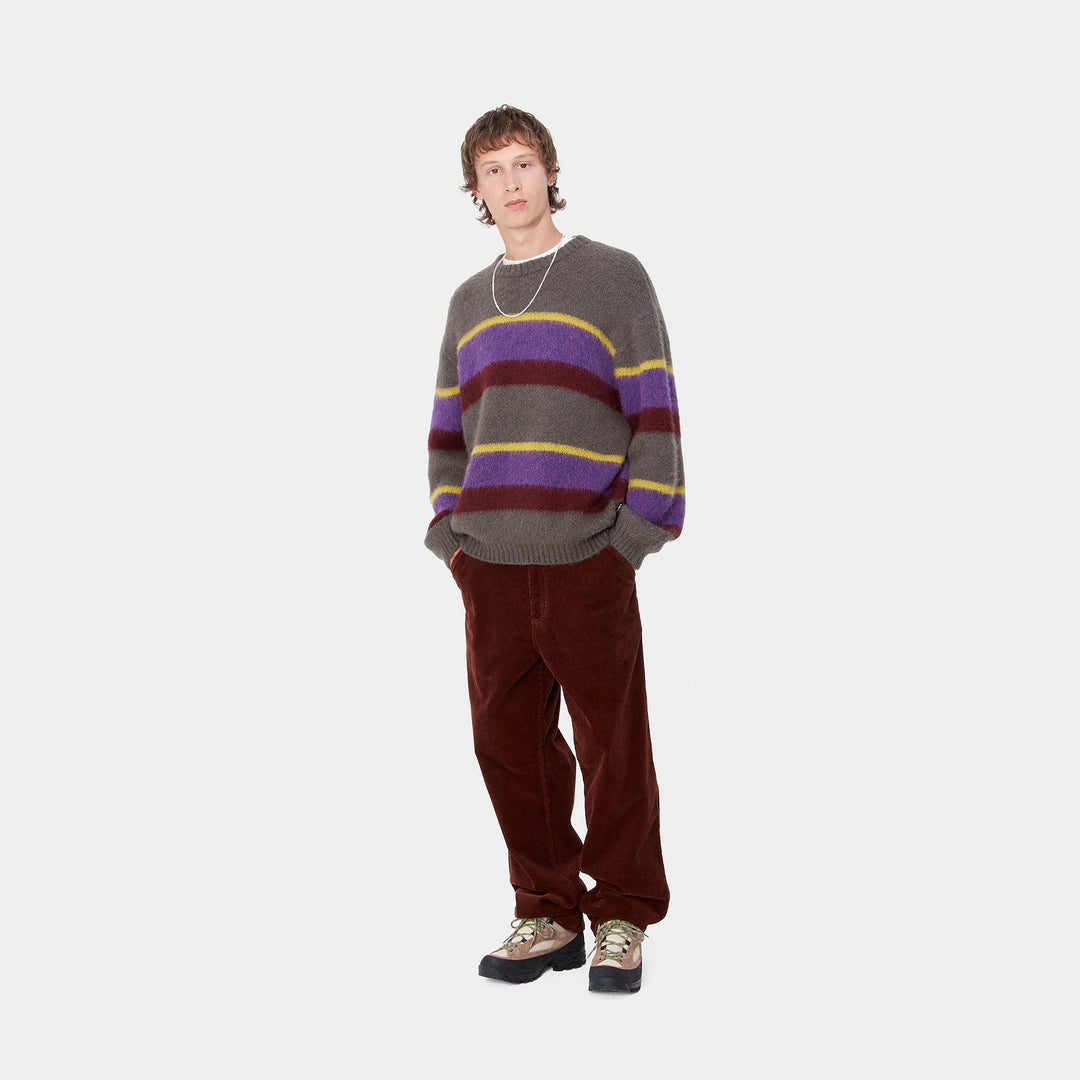 Merton Sweater Wool Sundling Stripe, Aura