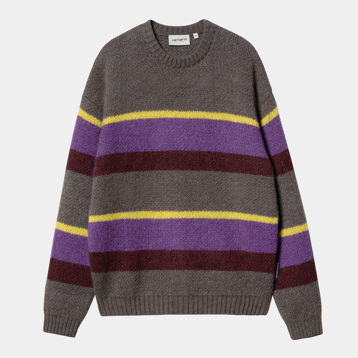 Merton Sweater Wool Sundling Stripe, Aura