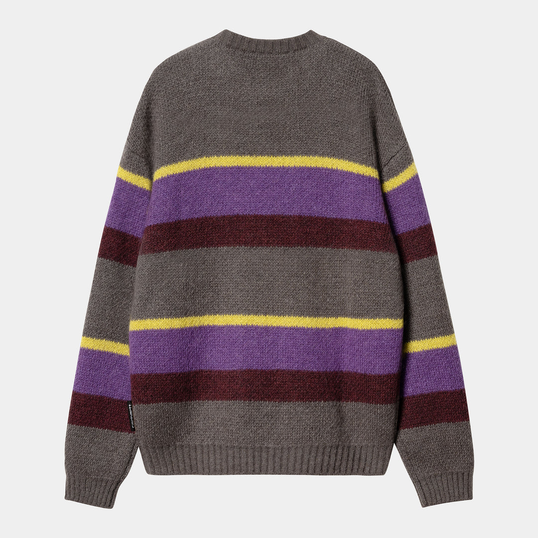 Merton Sweater Wool Sundling Stripe, Aura