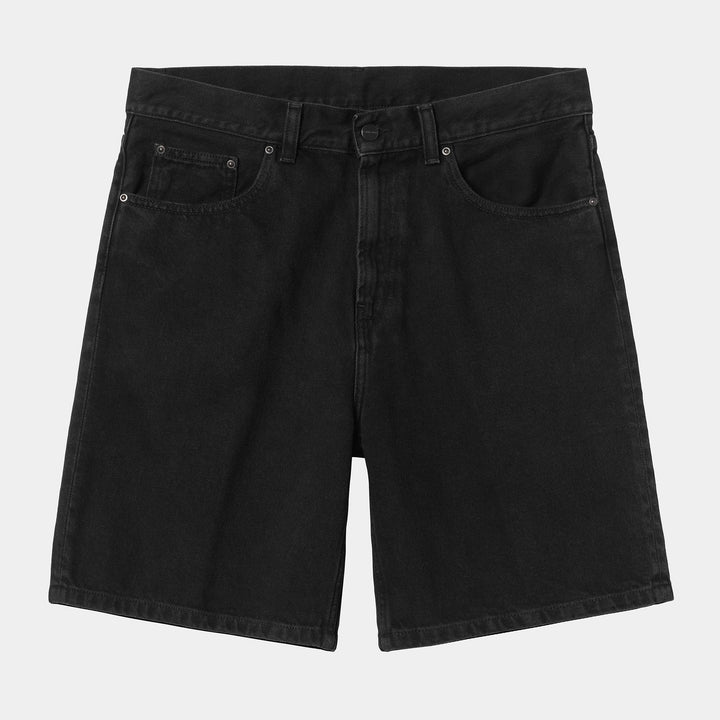 Nolan Short 100 % Cotton Black stone washed no length