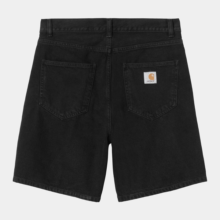 Nolan Short 100 % Cotton Black stone washed no length