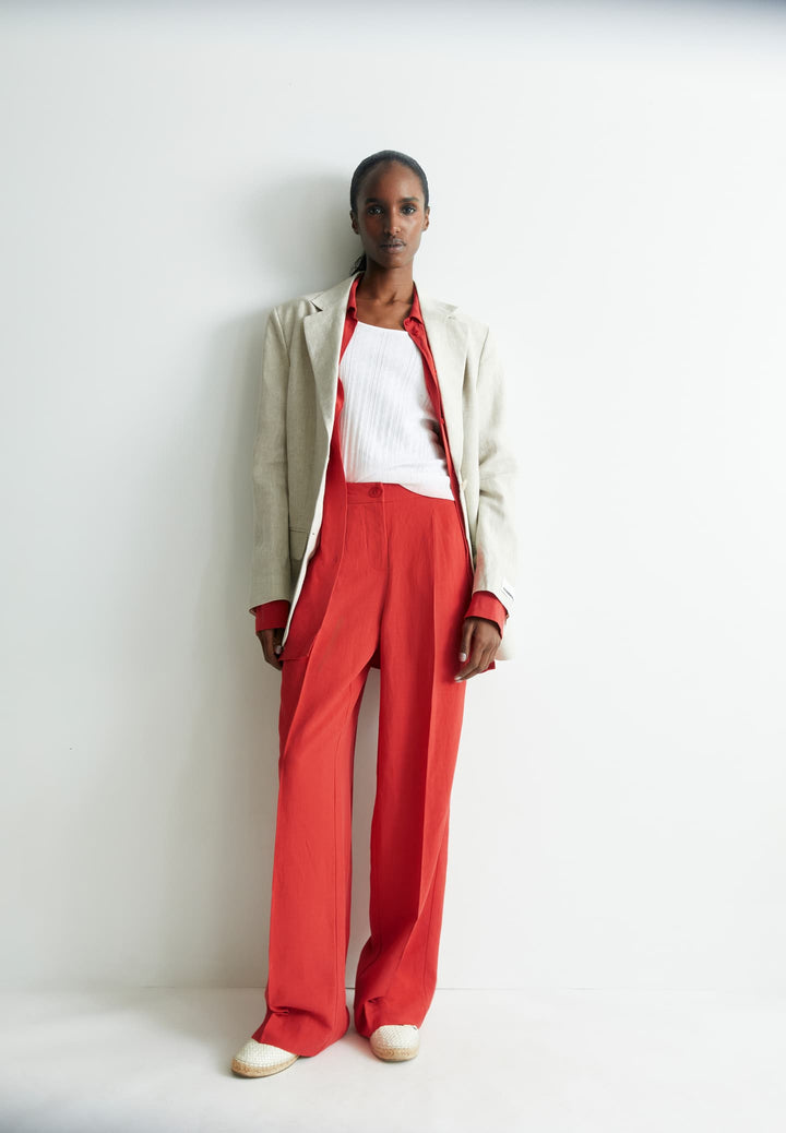 NUMAALI LINO - coral blush