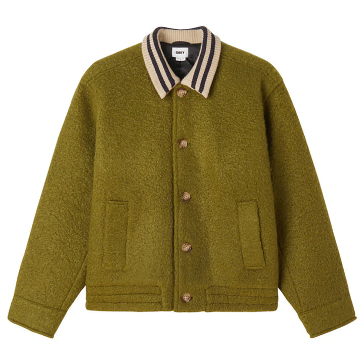 SAUNDERS BLOUSON JACKET -  MOSS GREEN