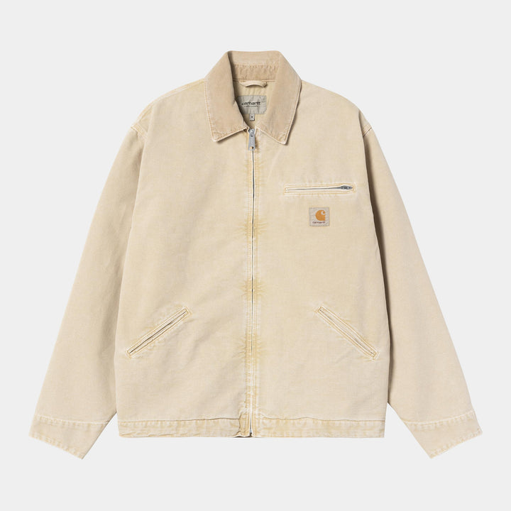 OG Detroit Jacket 100 % Organic Cotton Dusty brown / chalk washed