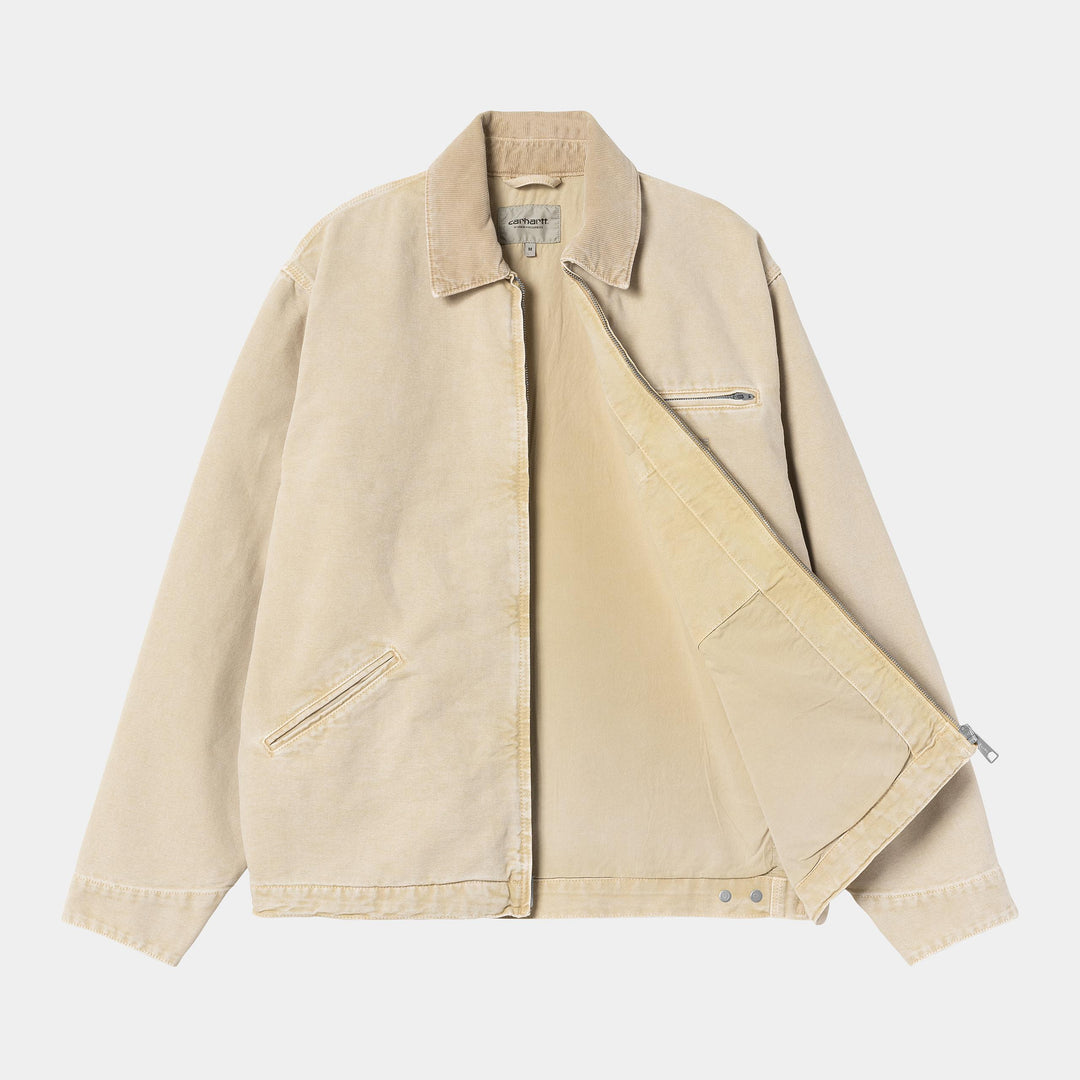 OG Detroit Jacket 100 % Organic Cotton Dusty brown / chalk washed