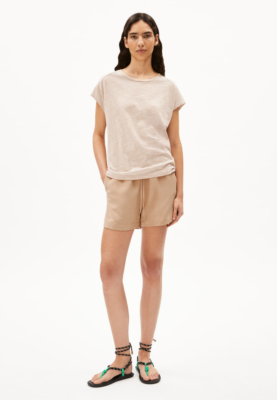 ONELIAA Lovely Stripes - oatmilk-beige blond