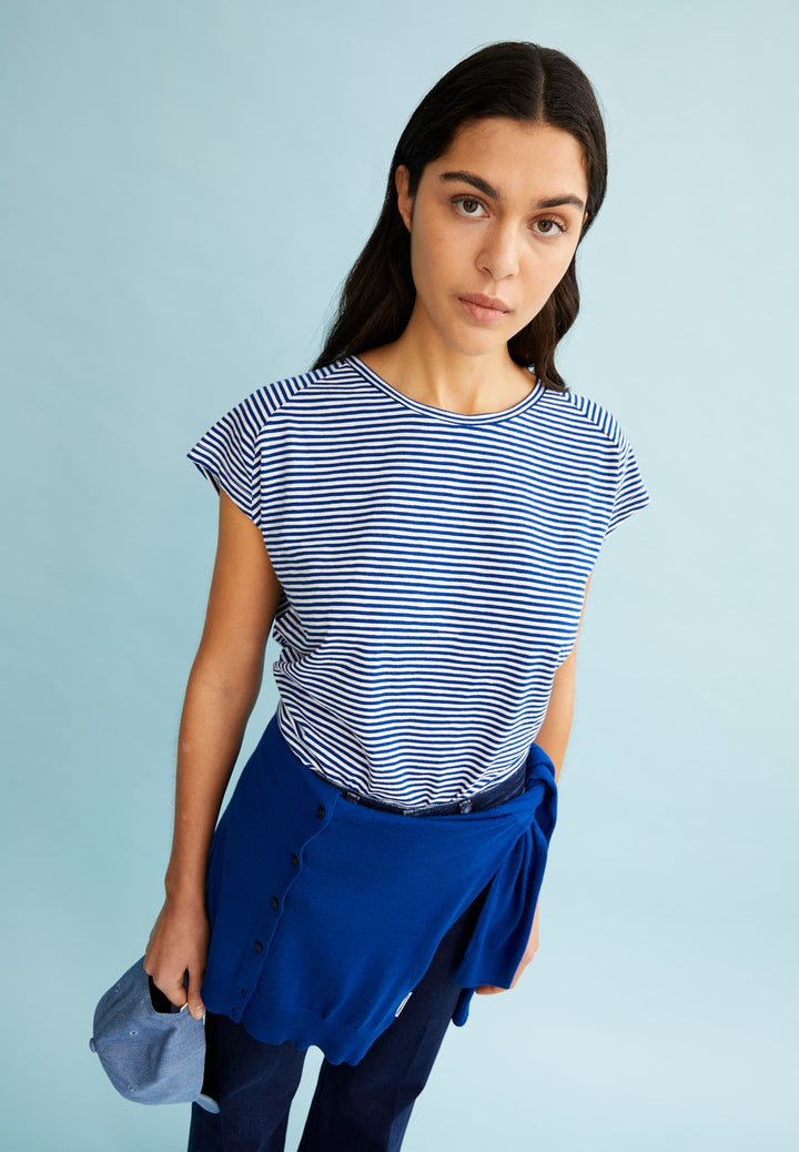 ONELIAA Lovely Stripes - oatmilk-lapis blue