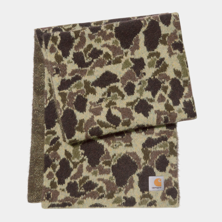 Palmer Scarf - Camo Duck Jacquard, Green