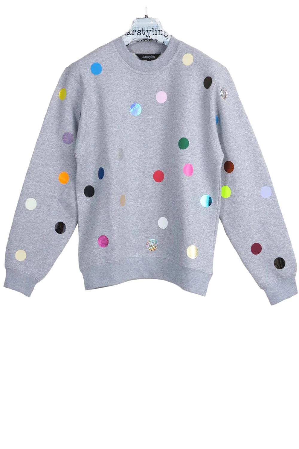 Sweater"Dots"- grey