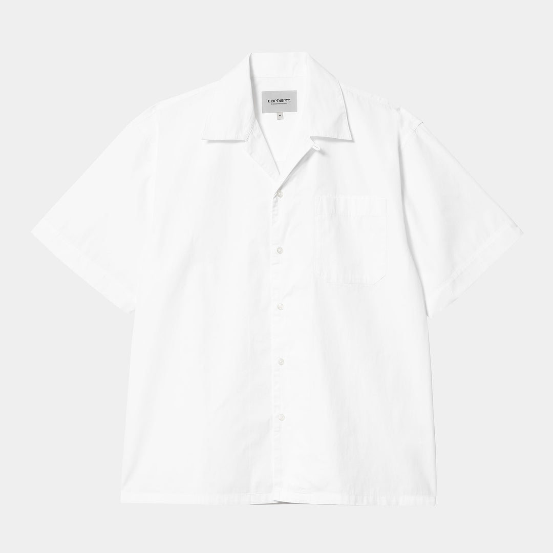 Link Script Shirt 100 % Cotton White / Black -
