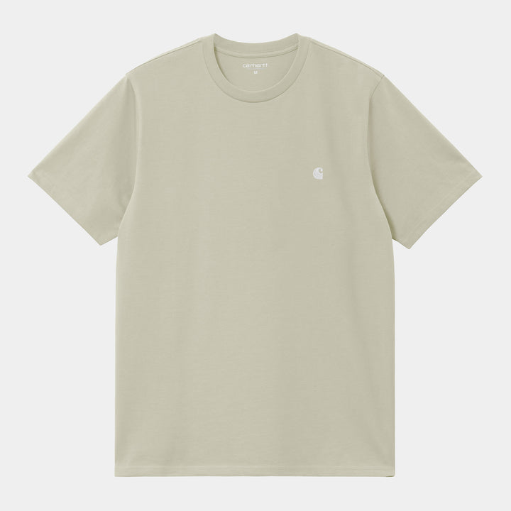 Madison T-Shirt 100 % Organic Cotton Beryl / White