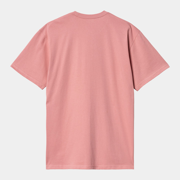 Madison T-Shirt - Dusty Rose / White