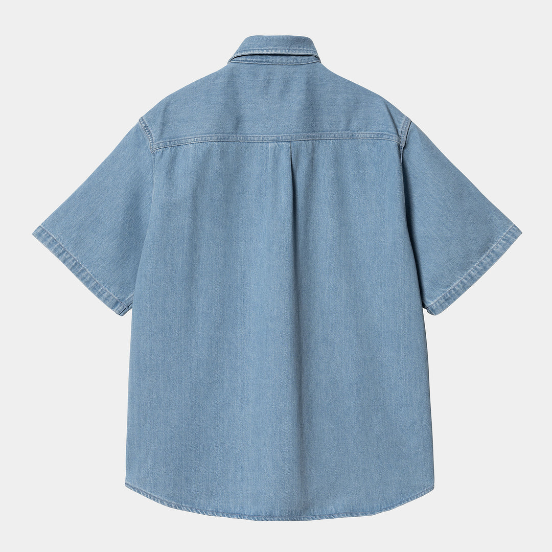 W' Alta Shirt Jac 100 % Cotton Blue stone bleached