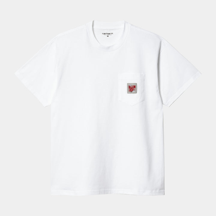 S/S Stretch Pocket T-Shirt - white