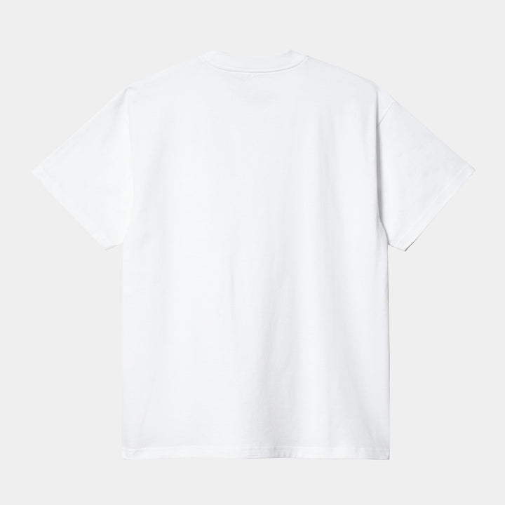 S/S Stretch Pocket T-Shirt - white