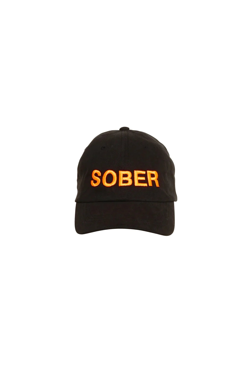 Cap "Sober"- black/orange