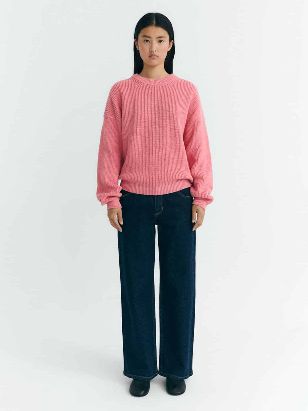 CARMEN KNITTED SWEATER - CORAL PINK