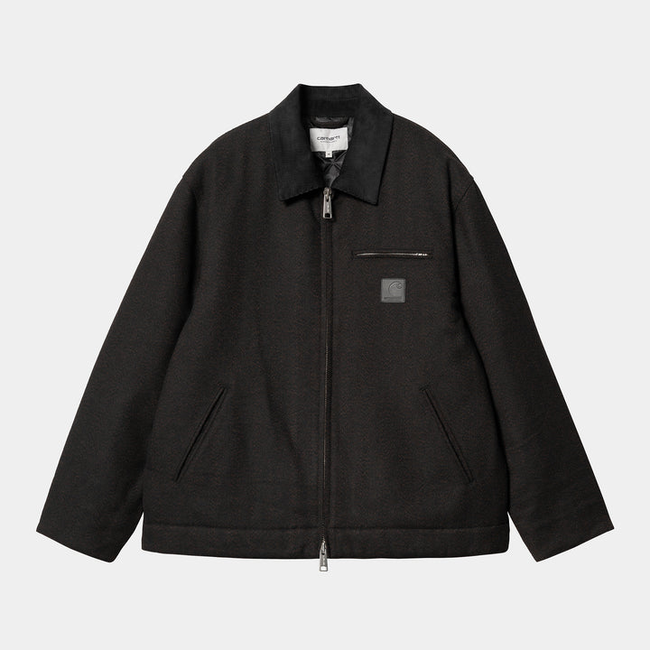 Truman Coat  Chocolate / Black