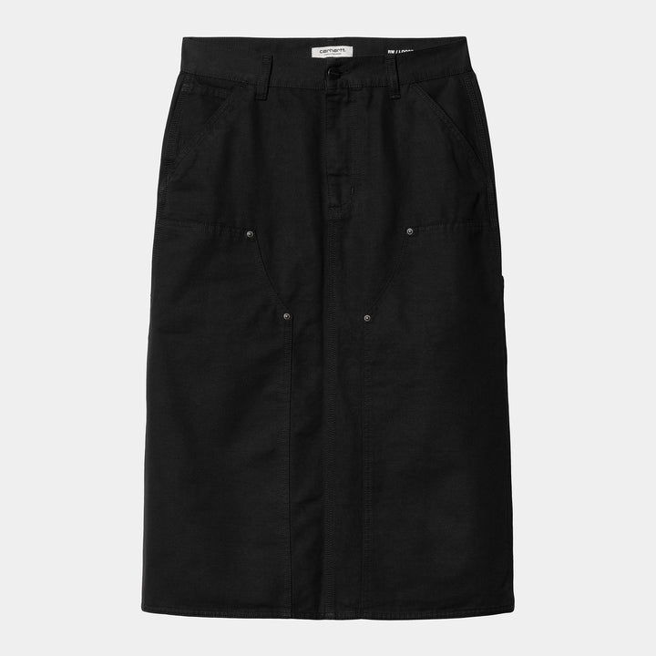 Double Knee Skirt - black