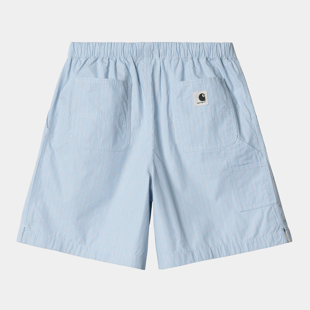 W' Nota Short 100 % Cotton Bova Stripe, Bluebird