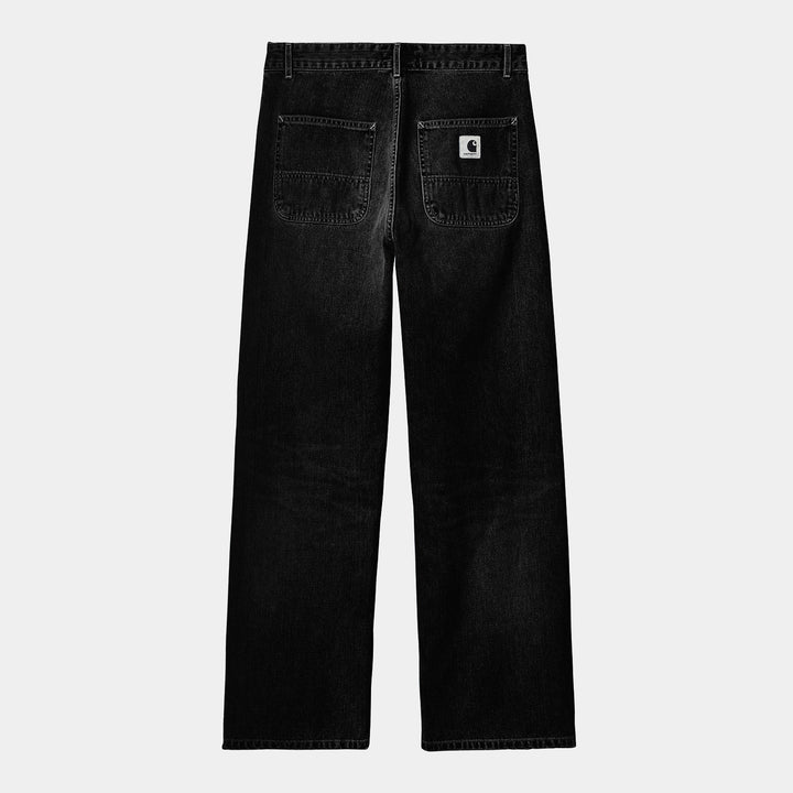 W´ Simple Pant  - black stones washed