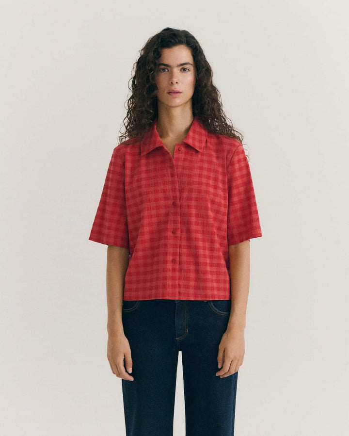 ANE SHIRT - RED CHECKS
