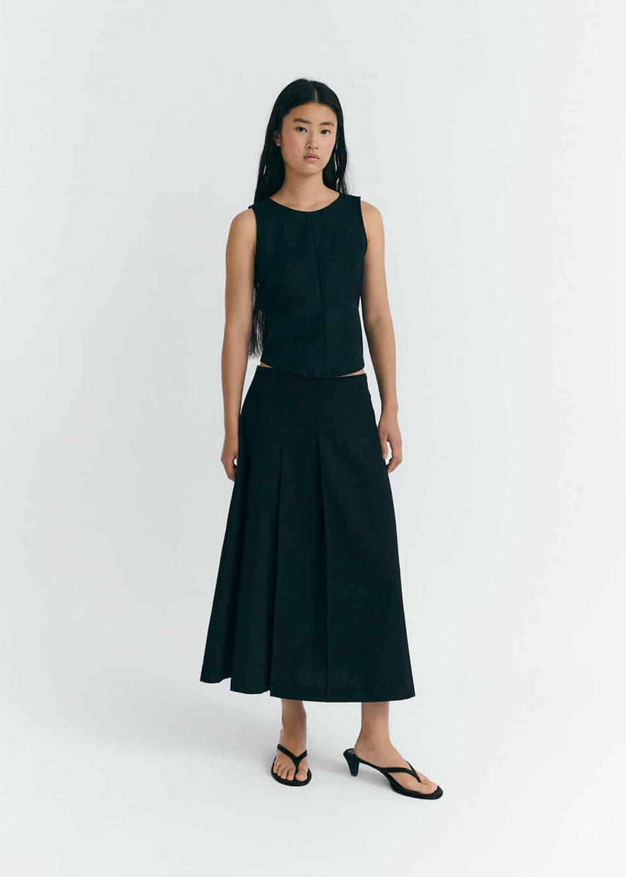 BLACK BAHIA SKIRT