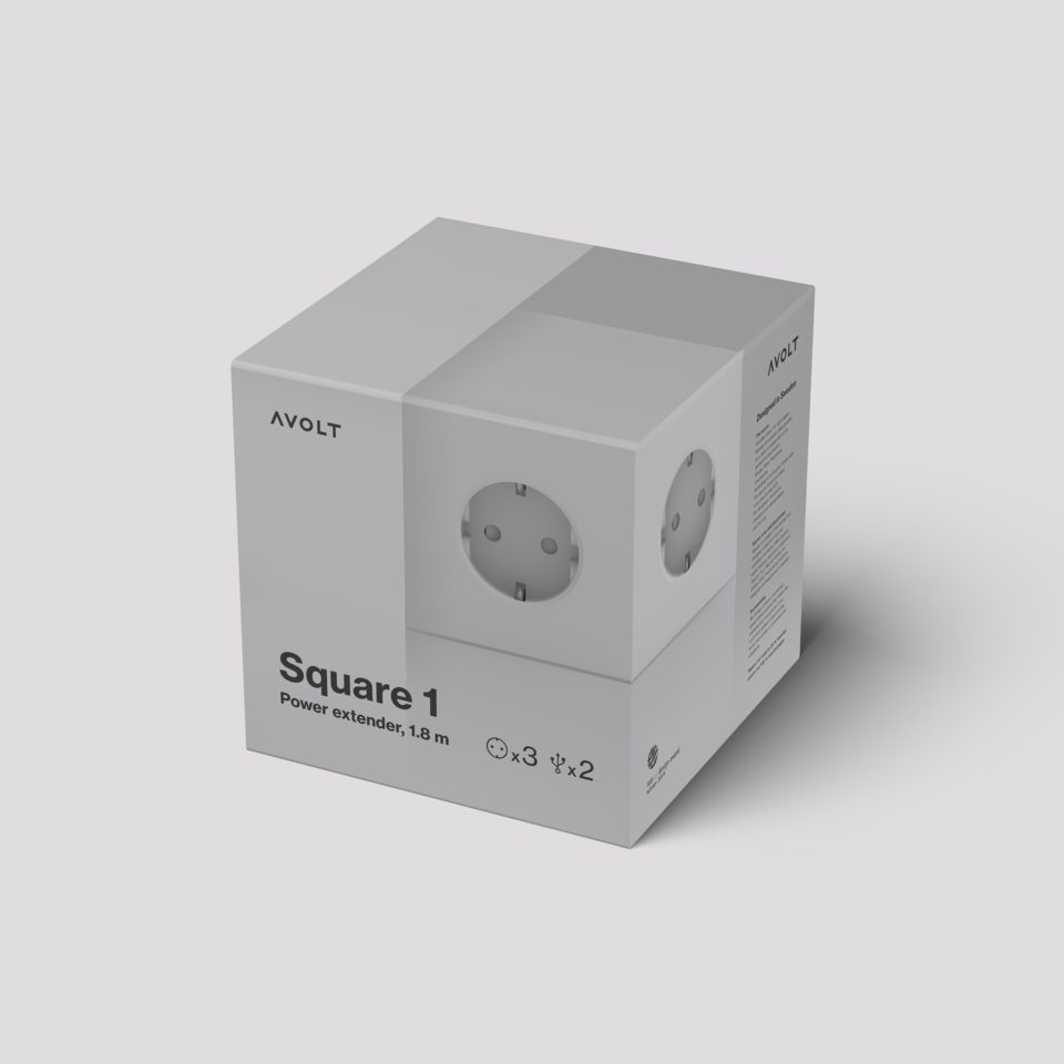 Square 1 USB Version - gotland grey