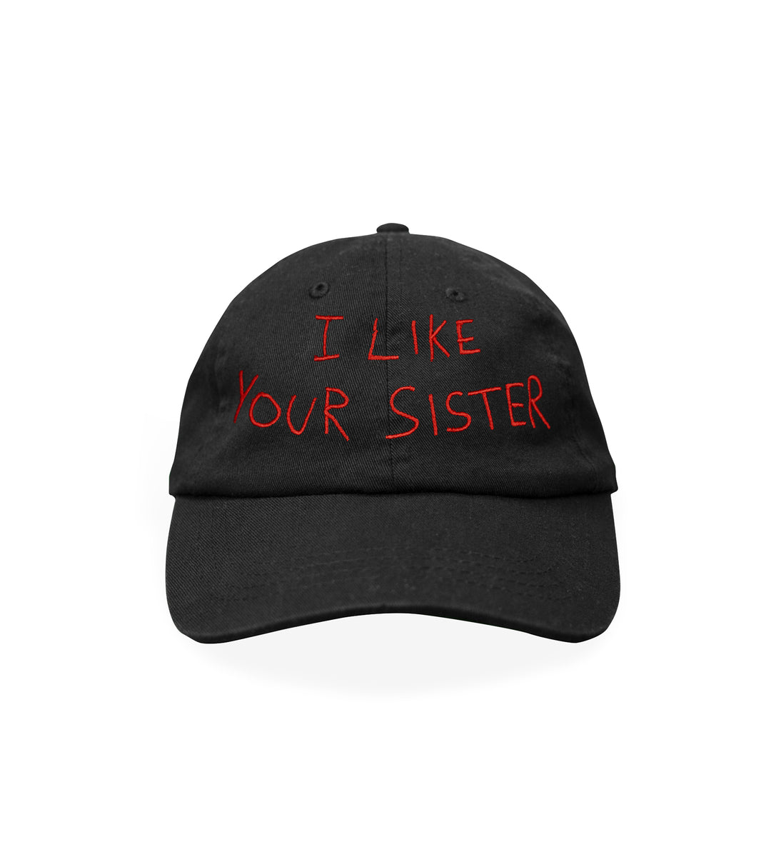 Cap " i like your sister" - black