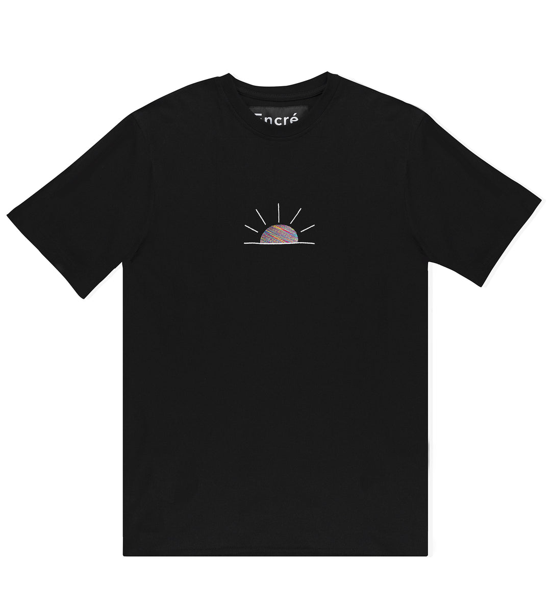 T-Shirt "sunset" - black