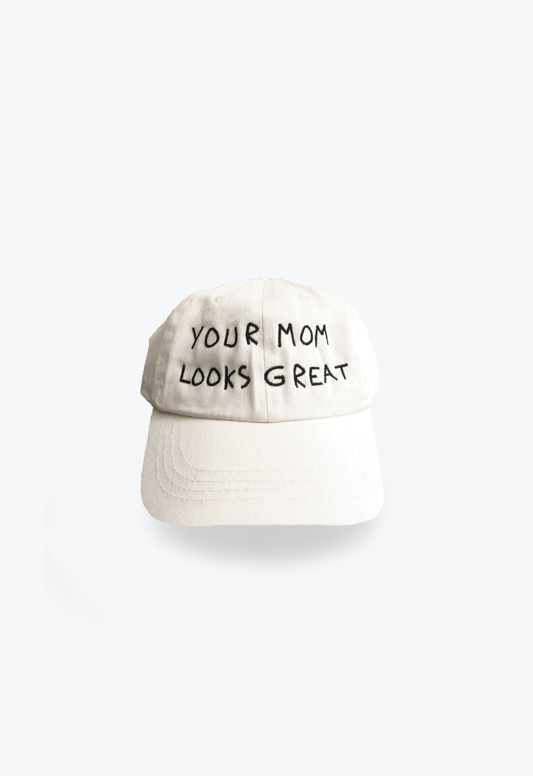 Cap " your mom looks great" - white