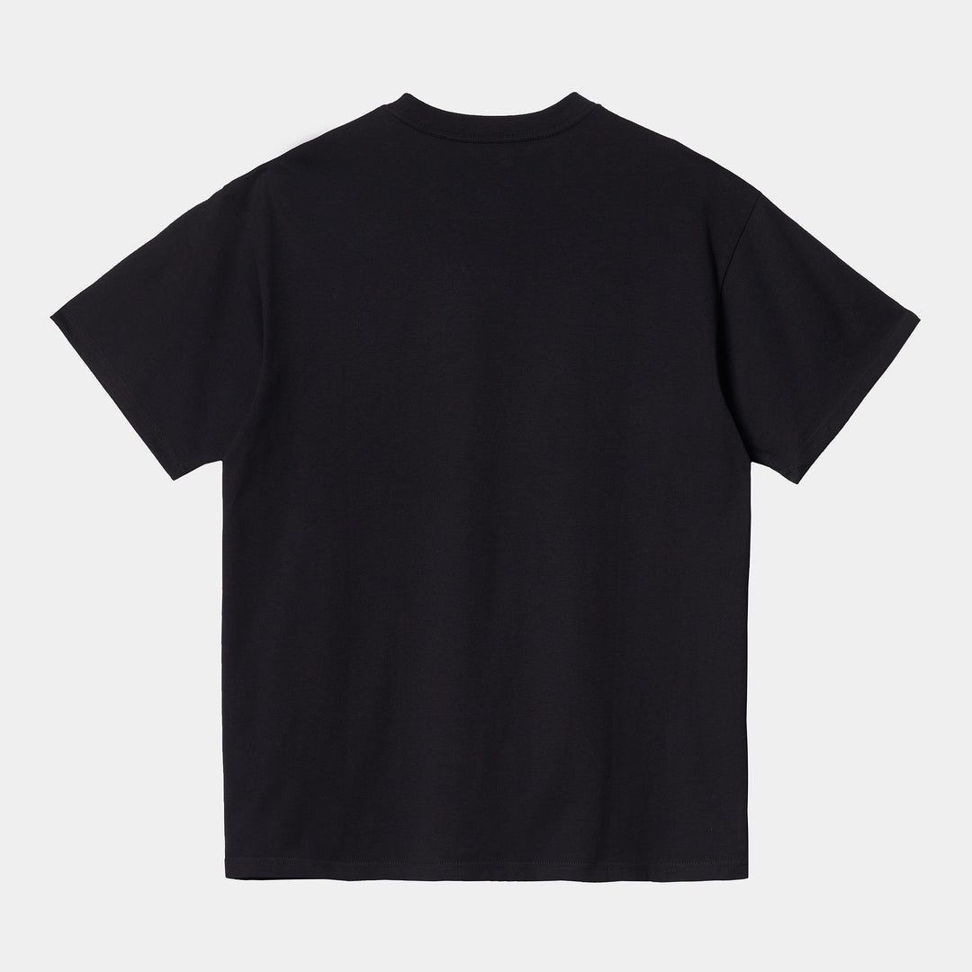 S/S American Script T-Shirt - Black