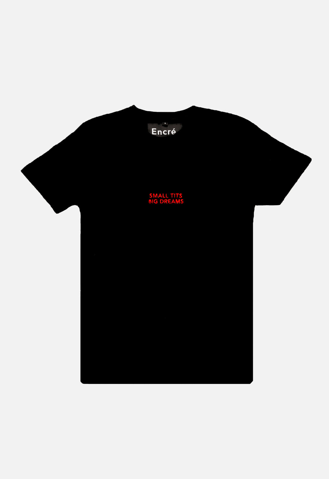 T-Shirt "small tits big dreams" - black